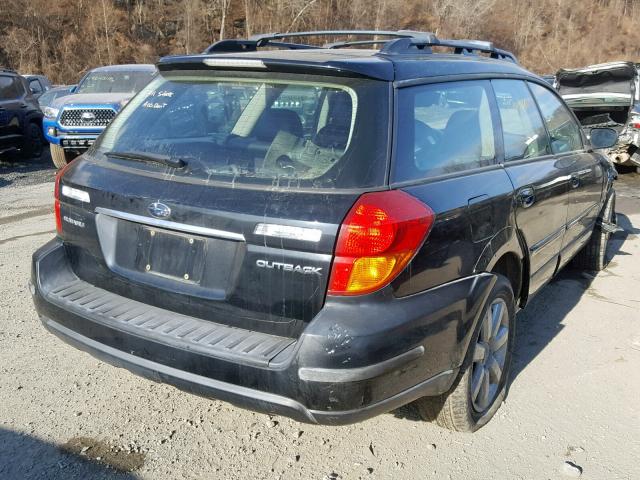 4S4BP62C867347215 - 2006 SUBARU LEGACY OUT BLACK photo 4