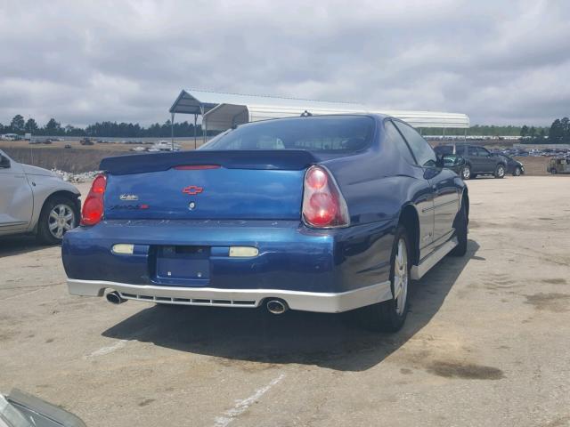 2G1WZ151X49173312 - 2004 CHEVROLET MONTE CARL 蓝色 照片 4