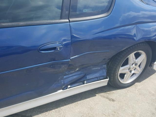 2G1WZ151X49173312 - 2004 CHEVROLET MONTE CARL 蓝色 照片 9