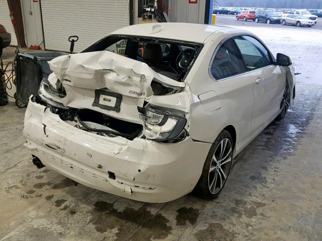 WBA1G9C56GV598620 - 2016 BMW 228 XI WHITE photo 4