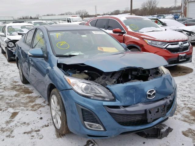 JM1BL1S55A1194485 - 2010 MAZDA 3 S BLUE photo 1