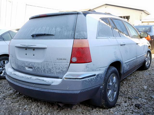 2C8GF68475R356576 - 2005 CHRYSLER PACIFICA T SILVER photo 4