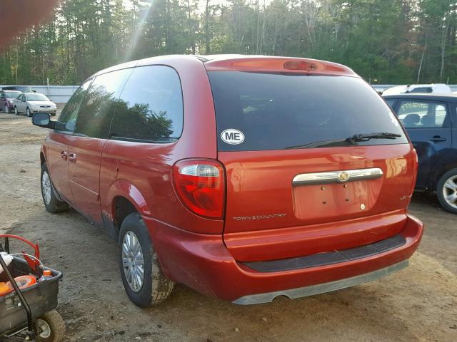 2A4GP44RX6R712602 - 2006 CHRYSLER TOWN & COU RED photo 3