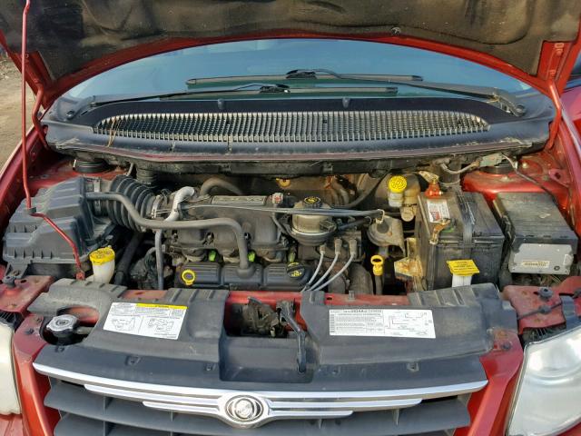 2A4GP44RX6R712602 - 2006 CHRYSLER TOWN & COU RED photo 7