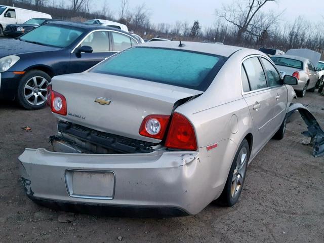 1G1ZC5EB9AF119324 - 2010 CHEVROLET MALIBU 1LT GOLD photo 4