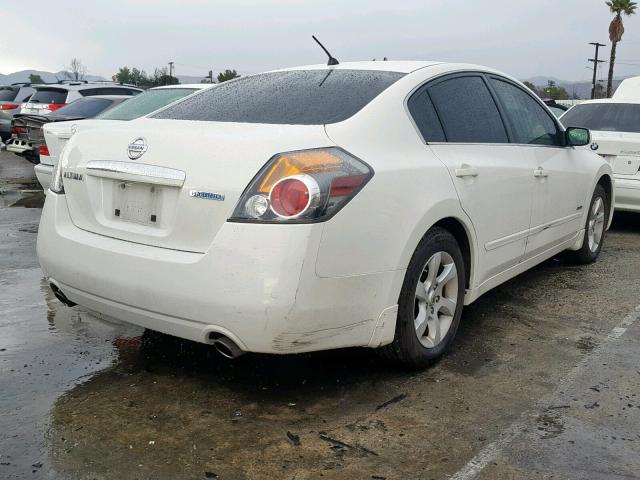 1N4CL21E89C101556 - 2009 NISSAN ALTIMA HYB WHITE photo 4