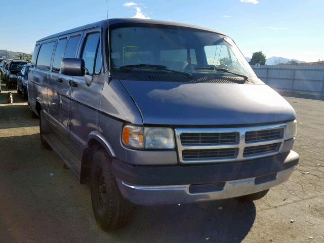 2B7KB31Z1VK525088 - 1997 DODGE RAM VAN B3 GRAY photo 1