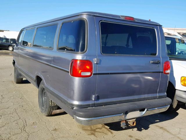 2B7KB31Z1VK525088 - 1997 DODGE RAM VAN B3 GRAY photo 3