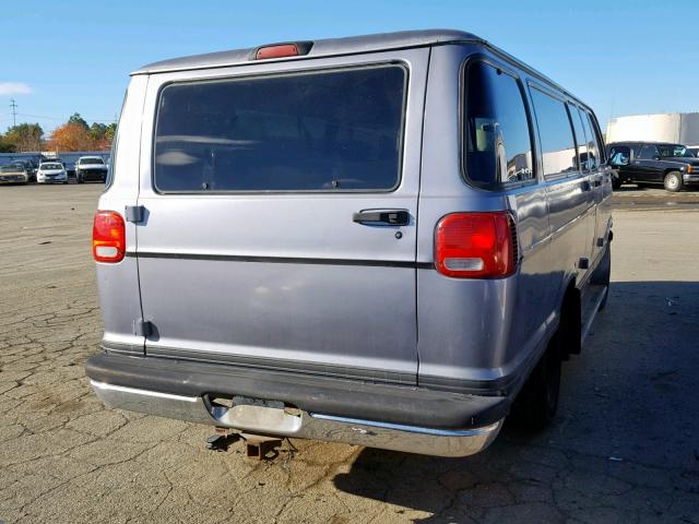 2B7KB31Z1VK525088 - 1997 DODGE RAM VAN B3 GRAY photo 4