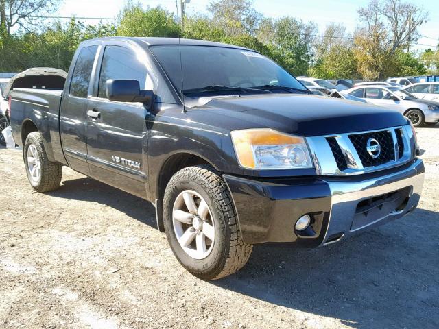 1N6BA0CA5AN309765 - 2010 NISSAN TITAN XE BLACK photo 1