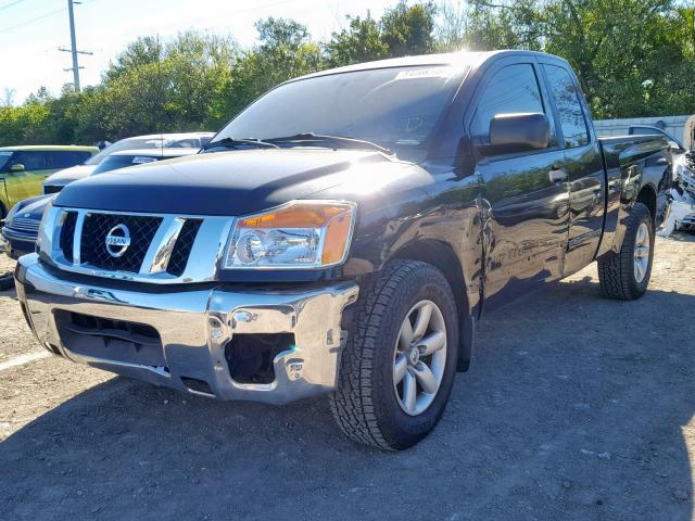 1N6BA0CA5AN309765 - 2010 NISSAN TITAN XE BLACK photo 2