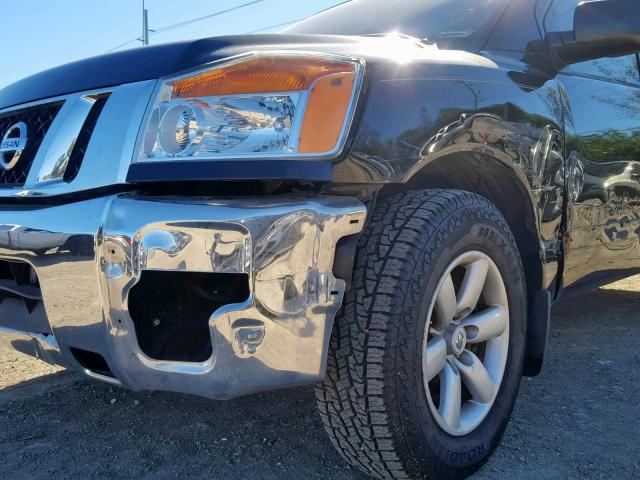 1N6BA0CA5AN309765 - 2010 NISSAN TITAN XE BLACK photo 9