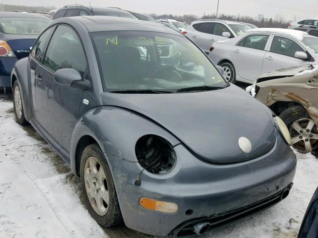 3VWCK21C62M461955 - 2002 VOLKSWAGEN NEW BEETLE GRAY photo 1