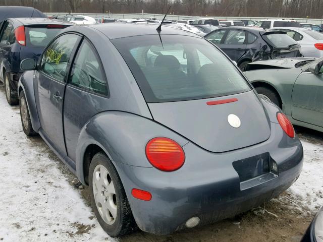 3VWCK21C62M461955 - 2002 VOLKSWAGEN NEW BEETLE GRAY photo 3