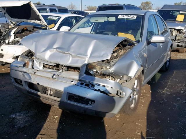 3VWSR69M75M025289 - 2005 VOLKSWAGEN JETTA GLS SILVER photo 2