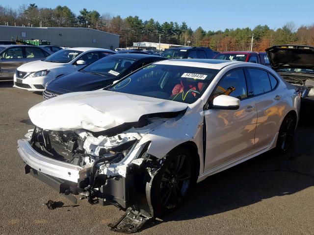 19UUB3F65JA001358 - 2018 ACURA TLX TECH+A თეთრი ფოტო 2