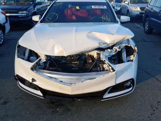 19UUB3F65JA001358 - 2018 ACURA TLX TECH+A თეთრი ფოტო 9