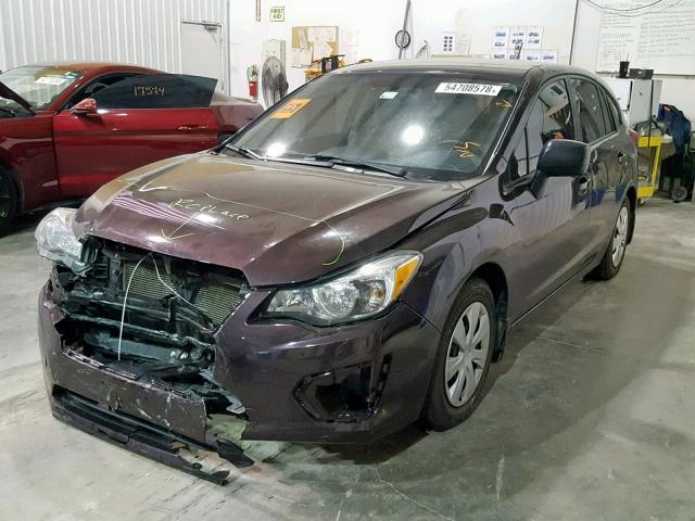 JF1GPAA65CH211855 - 2012 SUBARU IMPREZA MAROON photo 2