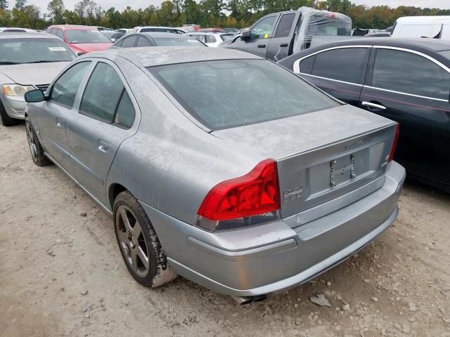 YV1RH527162505821 - 2006 VOLVO S60 R GRAY photo 3