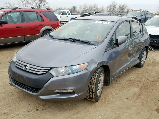 JHMZE2H5XAS035167 - 2010 HONDA INSIGHT LX GRAY photo 2