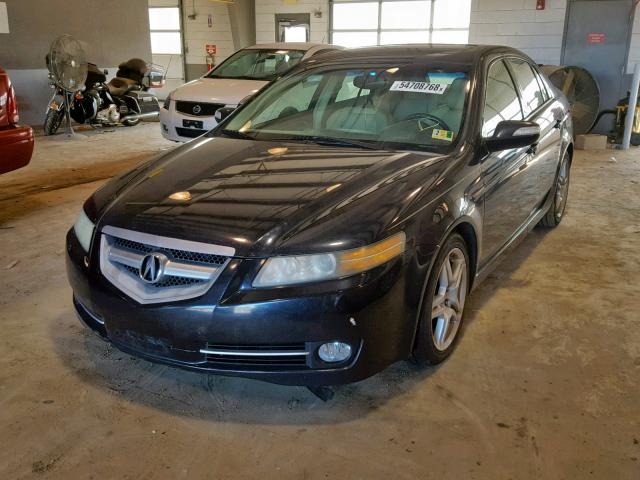 19UUA66297A021705 - 2007 ACURA TL BLACK photo 2