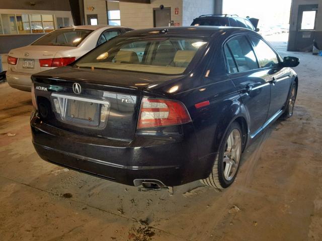 19UUA66297A021705 - 2007 ACURA TL BLACK photo 4