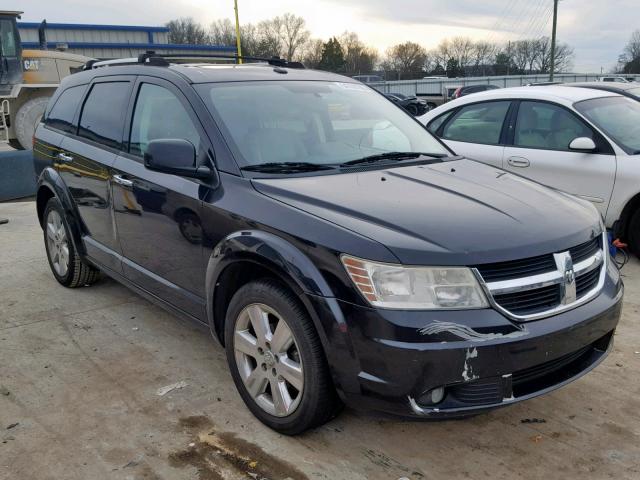 3D4PG9FV4AT206284 - 2010 DODGE JOURNEY R/ BLACK photo 1