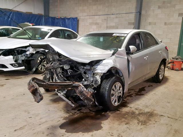 KNAFU4A26A5105262 - 2010 KIA FORTE EX SILVER photo 2