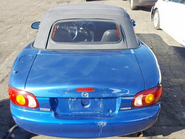 JM1NB3535X0130791 - 1999 MAZDA MX-5 MIATA BLUE photo 6