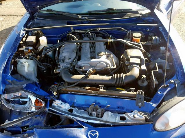 JM1NB3535X0130791 - 1999 MAZDA MX-5 MIATA BLUE photo 7