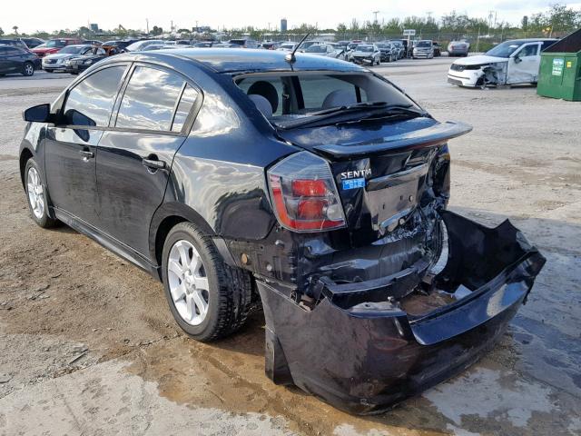 3N1AB6AP4BL659723 - 2011 NISSAN SENTRA 2.0 BLACK photo 3