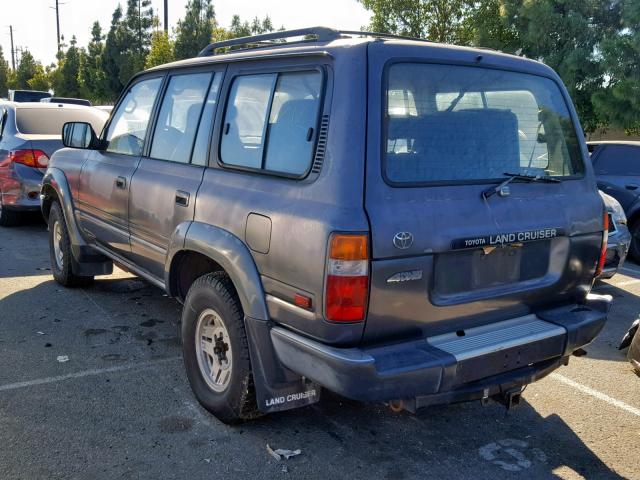 JT3FJ80W7N0047239 - 1992 TOYOTA LAND CRUIS GRAY photo 3