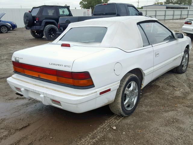 1C3EU453XSF553411 - 1995 CHRYSLER LEBARON GT WHITE photo 4