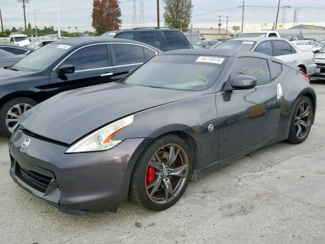 JN1AZ4EH1AM502173 - 2010 NISSAN 370Z GRAY photo 2