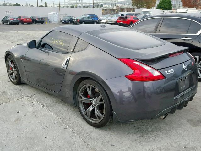 JN1AZ4EH1AM502173 - 2010 NISSAN 370Z GRAY photo 3