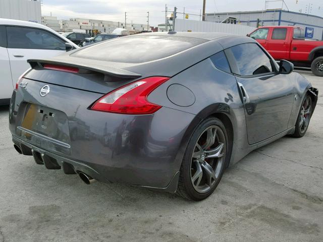 JN1AZ4EH1AM502173 - 2010 NISSAN 370Z GRAY photo 4