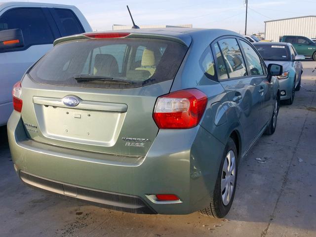 JF1GPAA69GH346357 - 2016 SUBARU IMPREZA GREEN photo 4