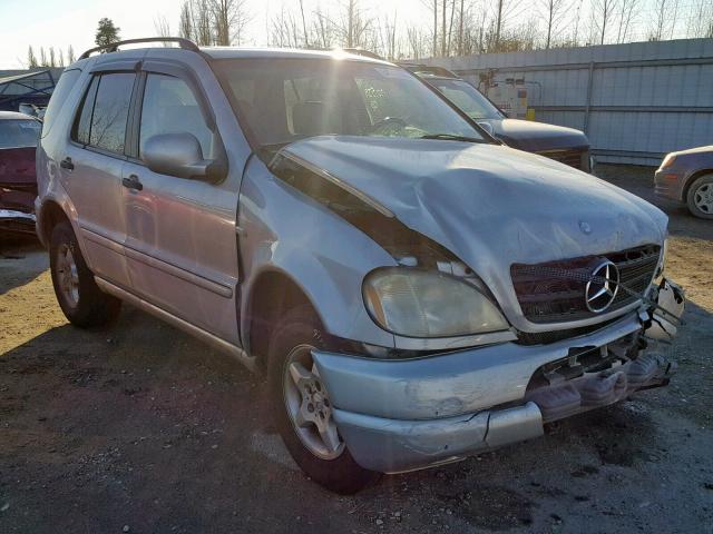 4JGAB54E51A275176 - 2001 MERCEDES-BENZ ML 320 SILVER photo 1