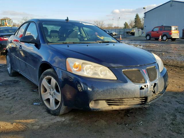 1G2ZG57B294195276 - 2009 PONTIAC G6 BLUE photo 1