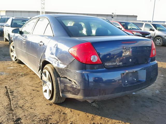 1G2ZG57B294195276 - 2009 PONTIAC G6 BLUE photo 3