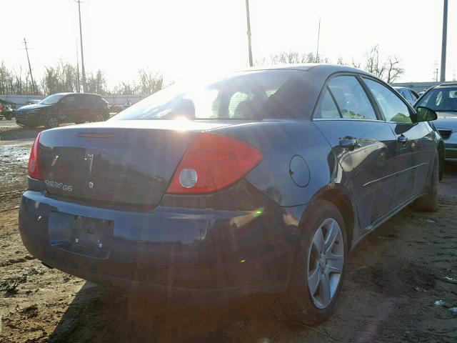 1G2ZG57B294195276 - 2009 PONTIAC G6 BLUE photo 4