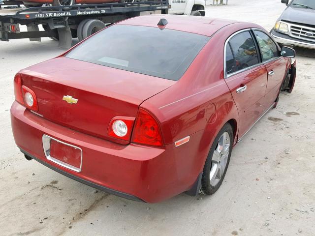 1G1ZC5E01CF329191 - 2012 CHEVROLET MALIBU 1LT RED photo 4