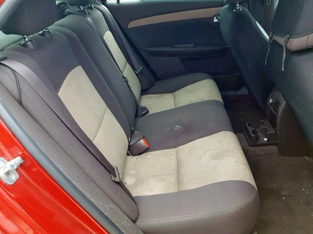 1G1ZC5E01CF329191 - 2012 CHEVROLET MALIBU 1LT RED photo 6