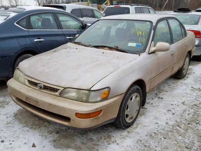 2T1BB02E0VC192271 - 1997 TOYOTA COROLLA DX TAN photo 2