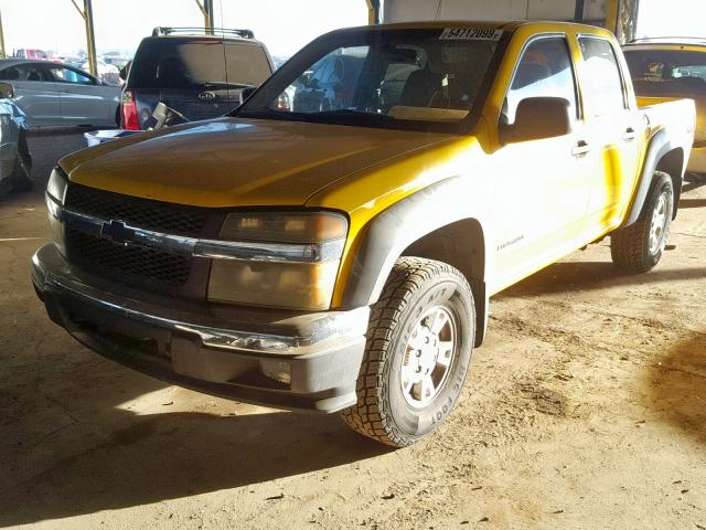 1GCDS136658245525 - 2005 CHEVROLET COLORADO YELLOW photo 2