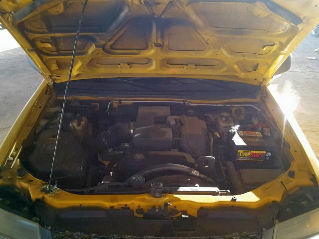 1GCDS136658245525 - 2005 CHEVROLET COLORADO YELLOW photo 7