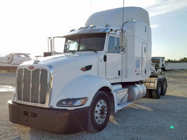 1XPHDU9X19D774003 - 2009 PETERBILT 386 WHITE photo 2