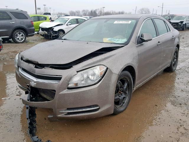 1G1ZC5E0XAF290064 - 2010 CHEVROLET MALIBU 1LT GRAY photo 2