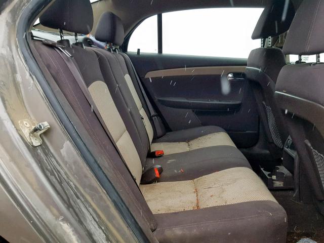 1G1ZC5E0XAF290064 - 2010 CHEVROLET MALIBU 1LT GRAY photo 6