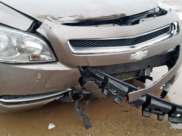 1G1ZC5E0XAF290064 - 2010 CHEVROLET MALIBU 1LT GRAY photo 9